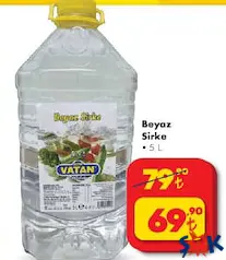 BEYAZ SİRKE 5 L fiyat ve kampanya bilgisi